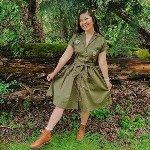 Her Universe Star Wars Leia Endor Cargo Dress